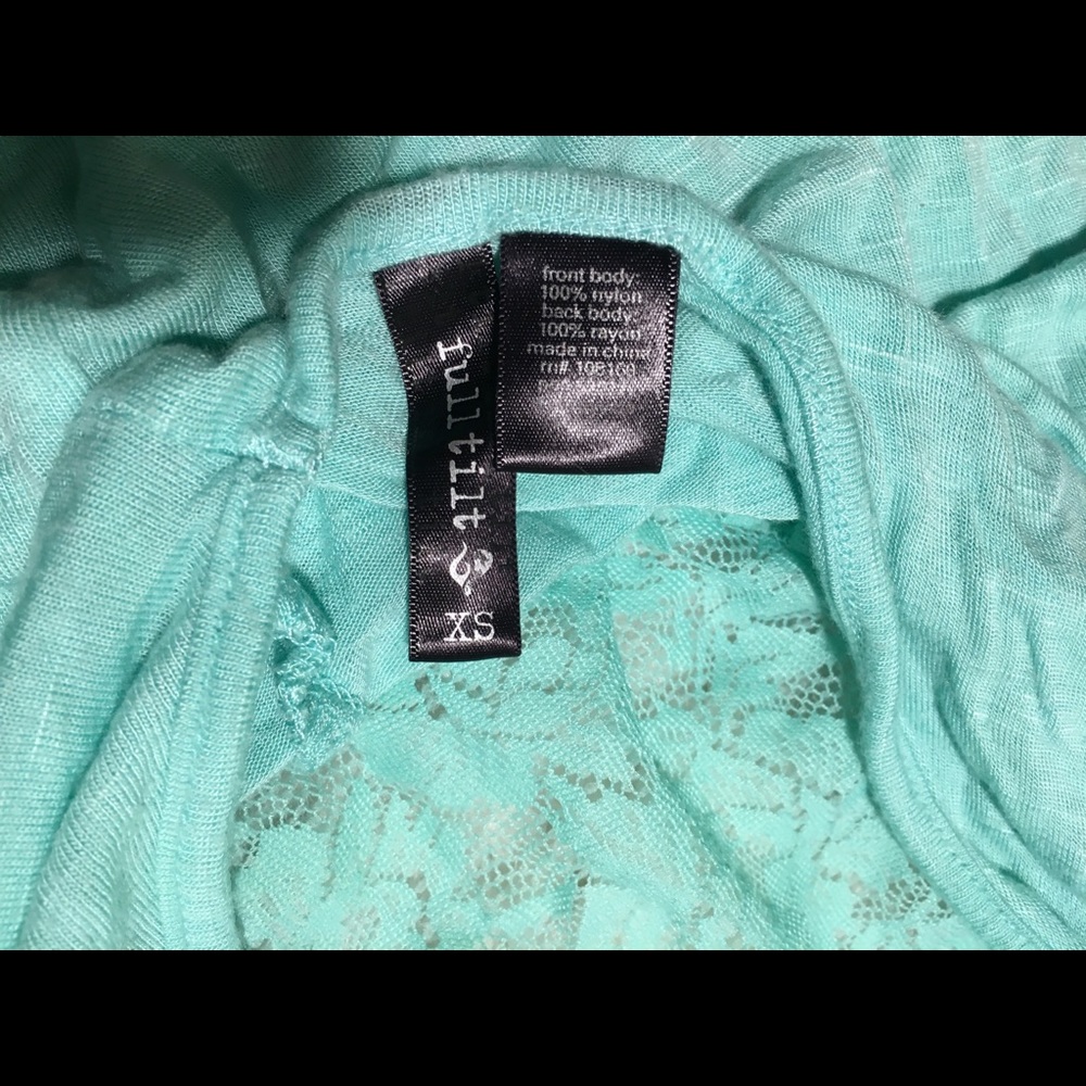 Lace-Front Crop Top - Picture 4 of 6